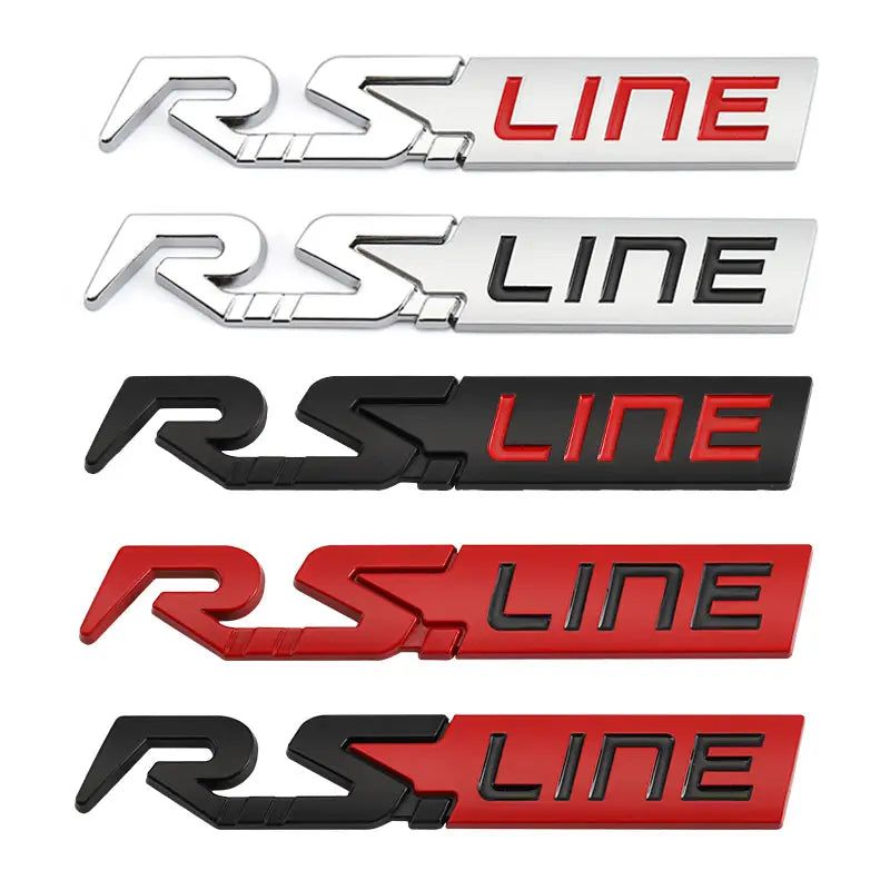 Sticker Emblem Badge Decal for Renault RS Line Clio Megane Scenic laguna Logan
