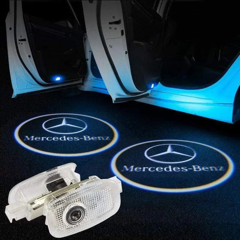 2X Mercedes Shadow Light Logo Door Courtesy LED Projector Ghost Laser for Mercedes-Benz