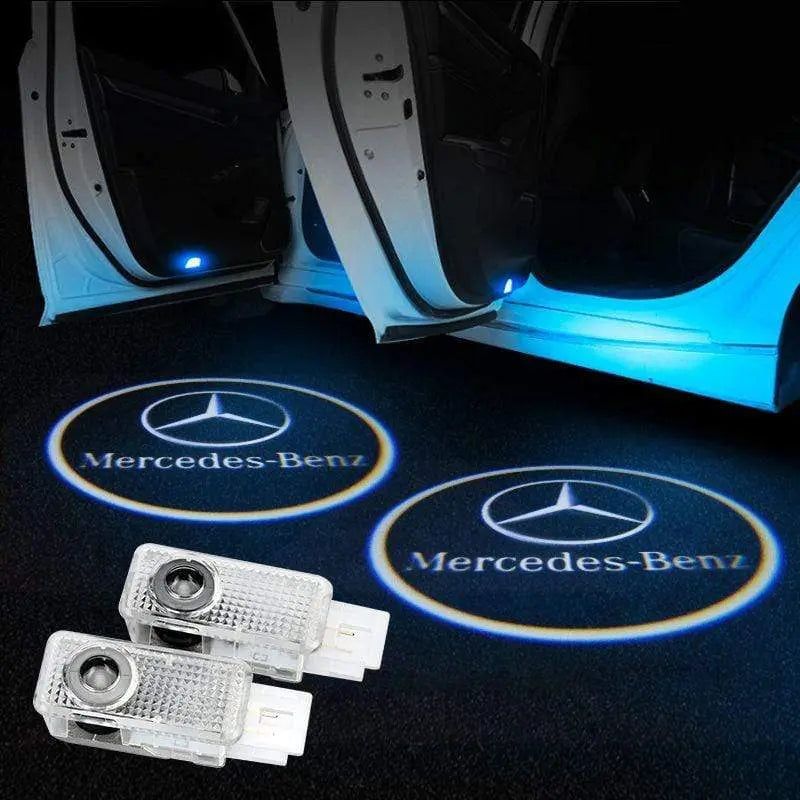 2X Mercedes Shadow Light Logo Door Courtesy LED Projector Ghost Laser for Mercedes-Benz