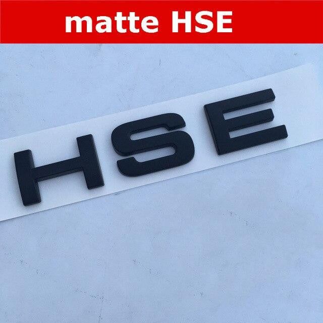Round Font Letter Emblem Badge for DISCOVERY 4 V8 HSE SPORT Car  Refitting Hood Rear Trunk Logo Sticker