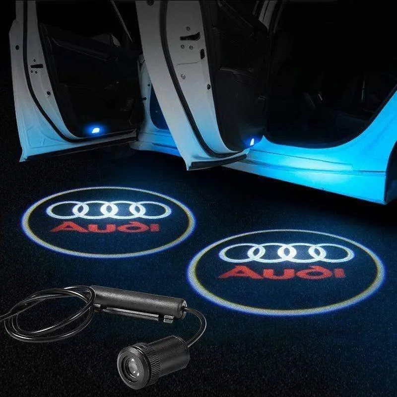 Audi Sline Logo LED Laser Projector Car Door Welcome Ghost Courtesy Shadow Light