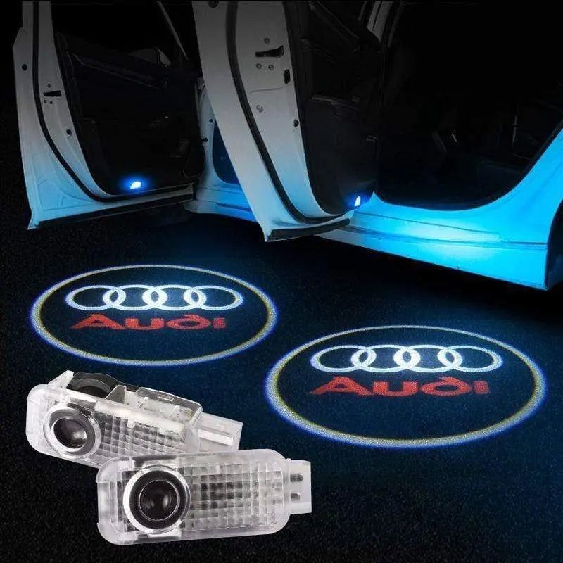 Audi Sline Logo LED Laser Projector Car Door Welcome Ghost Courtesy Shadow Light