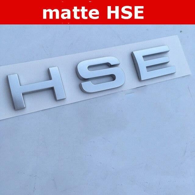 Round Font Letter Emblem Badge for DISCOVERY 4 V8 HSE SPORT Car  Refitting Hood Rear Trunk Logo Sticker