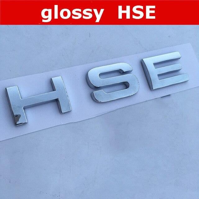 Round Font Letter Emblem Badge for DISCOVERY 4 V8 HSE SPORT Car  Refitting Hood Rear Trunk Logo Sticker