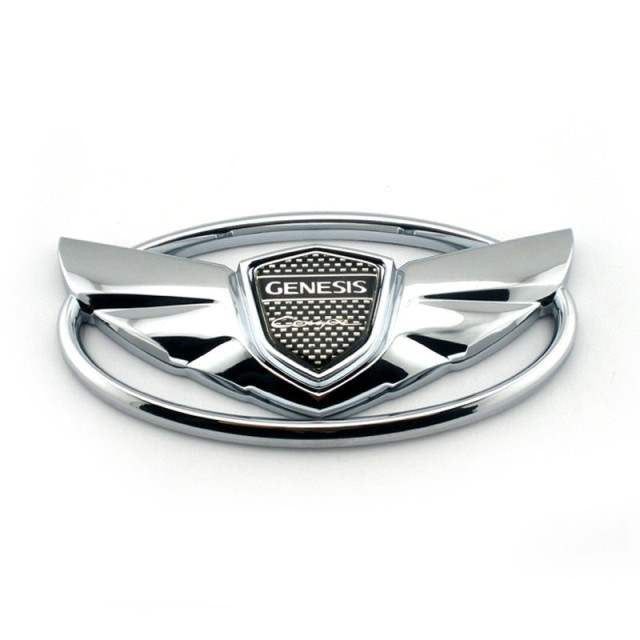 GENESIS Coupe Car Front Hood Grille Rear Badge Emblem for Genesis