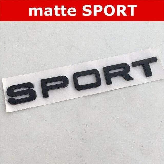 Round Font Letter Emblem Badge for DISCOVERY 4 V8 HSE SPORT Car  Refitting Hood Rear Trunk Logo Sticker