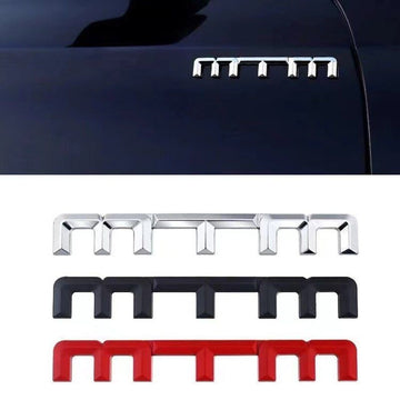 Metal Chrome MTM Trunk Rear Tailgate Emblem Badge Decal Sticker for Audi Volkswagen