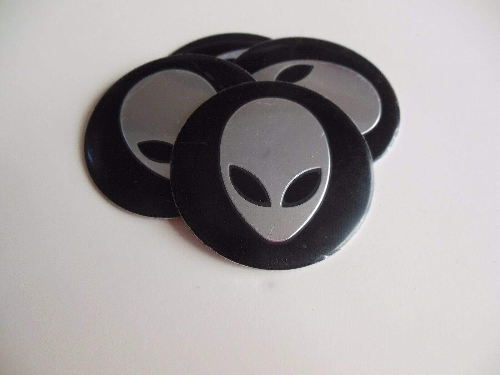 4PCS 56mm  Aliens Deadpoo Car Wheel Center Hub Cap Sticker Emblem Badge Decal