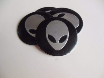 4PCS 56mm  Aliens Deadpoo Car Wheel Center Hub Cap Sticker Emblem Badge Decal