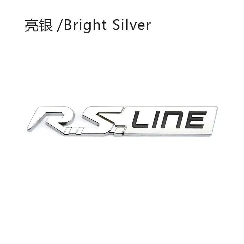 Sticker Emblem Badge Decal for Renault RS Line Clio Megane Scenic laguna Logan