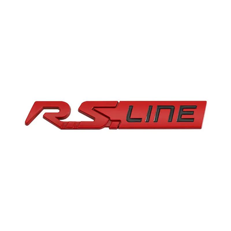 Sticker Emblem Badge Decal for Renault RS Line Clio Megane Scenic laguna Logan