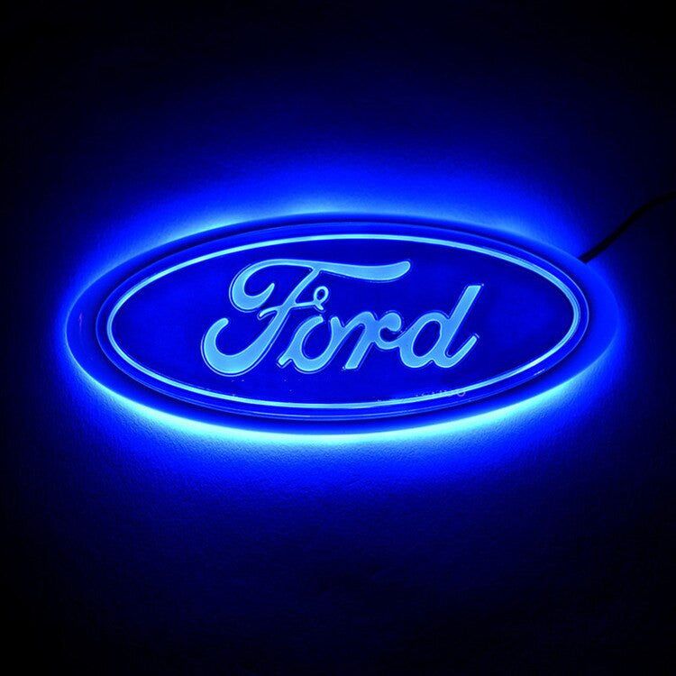 LED Emblem Rear Sticker for Ford Focus Mondeo Front Badge Light Rear Tail Decal