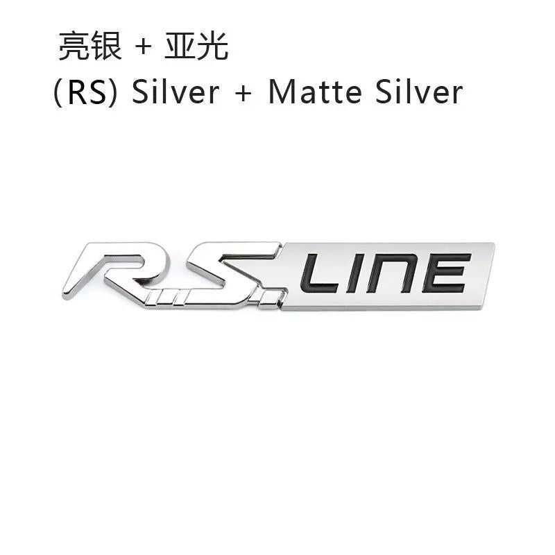 Sticker Emblem Badge Decal for Renault RS Line Clio Megane Scenic laguna Logan