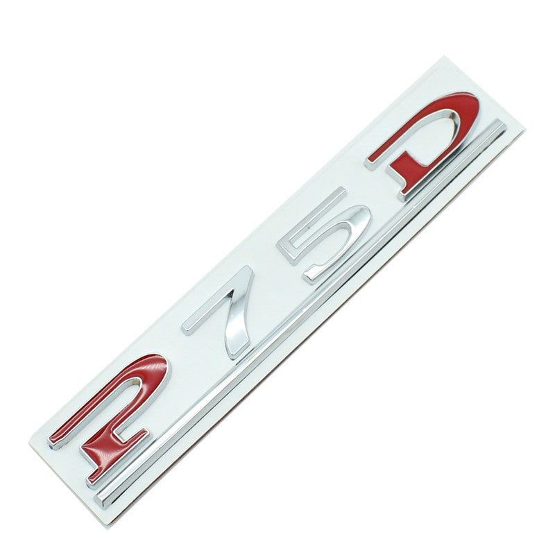 P75D P80D P90D P100D Badge Tesla Rear Trunk Lid Emblem Decal for Model 3 X S Y