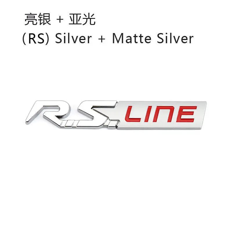 Sticker Emblem Badge Decal for Renault RS Line Clio Megane Scenic laguna Logan