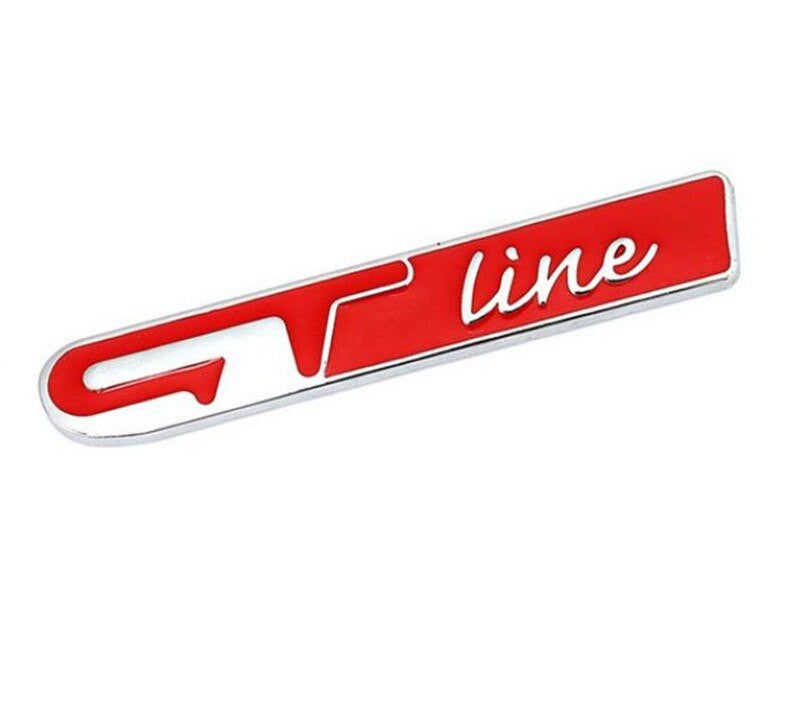 Alloy GT LINE Emblem Badge Sticker for KIA Forte Optima Stinger Sorento K5