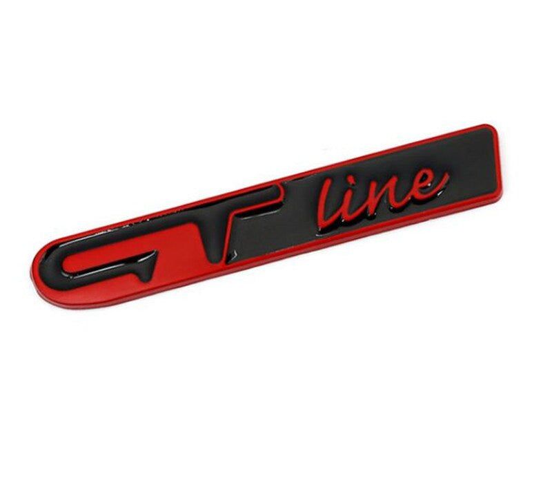 Alloy GT LINE Emblem Badge Sticker for KIA Forte Optima Stinger Sorento K5