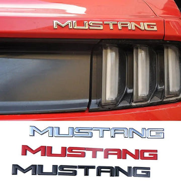 Car Emblem Metal Sticker Rear Trunk Badge Decals for Ford Mustang Shelby GT 350