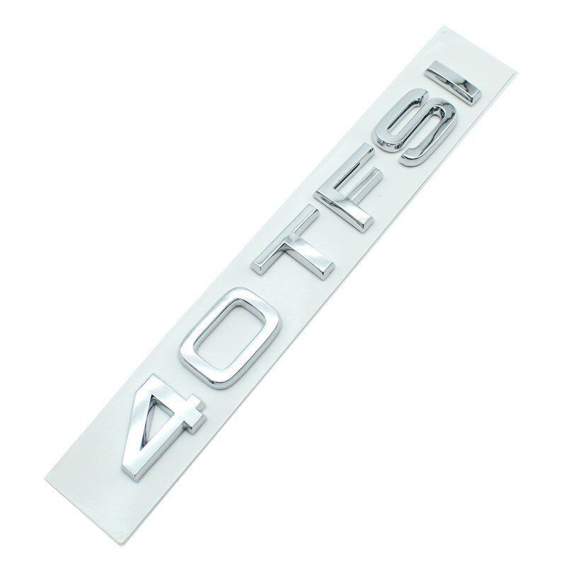AUDI 35 40 45 50 55 TFSI Rear Trunk Letters Emblem Badge For Quattro