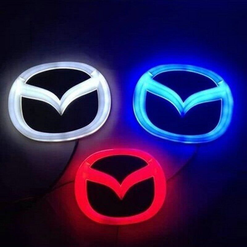 LED Light Rear trunk Badge Stickers Decals for Mazda 2 3 6 RX8 RX7 CX7 8 CX5 MX5 323