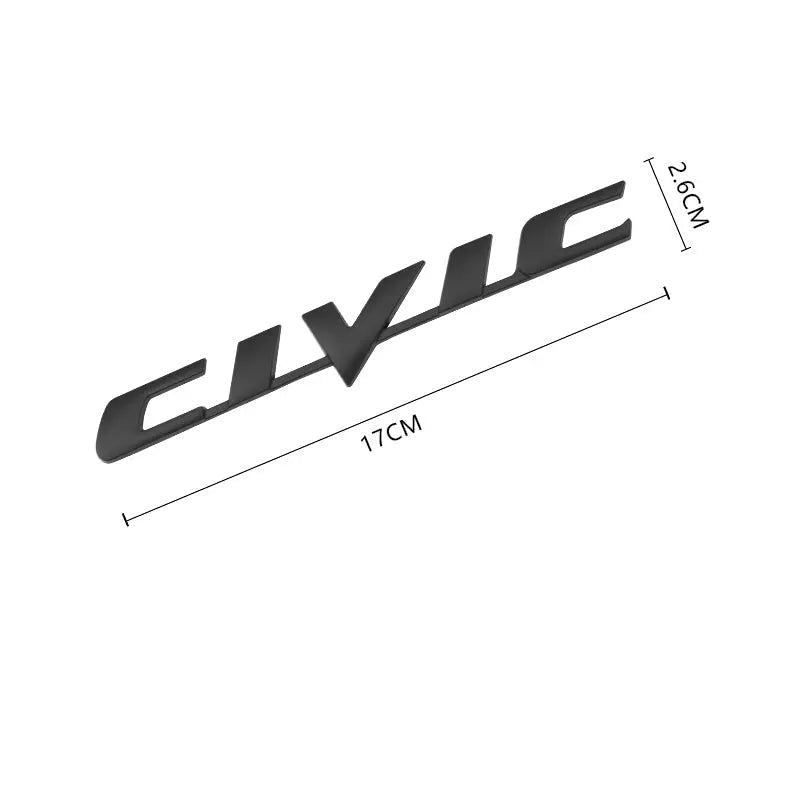 3D Metal VTEC i-VTEC CIVIC Sticker Emblem Badge Decals for Honda City Civic Accord