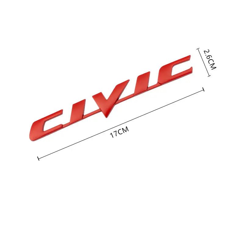 3D Metal VTEC i-VTEC CIVIC Sticker Emblem Badge Decals for Honda City Civic Accord
