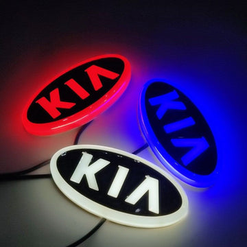 5D LED KIA Emblem Glowing Light Badge for Kia K5 Forte Soul Sorento Cerato