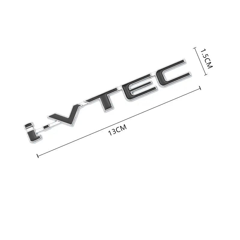 3D Metal VTEC i-VTEC CIVIC Sticker Emblem Badge Decals for Honda City Civic Accord