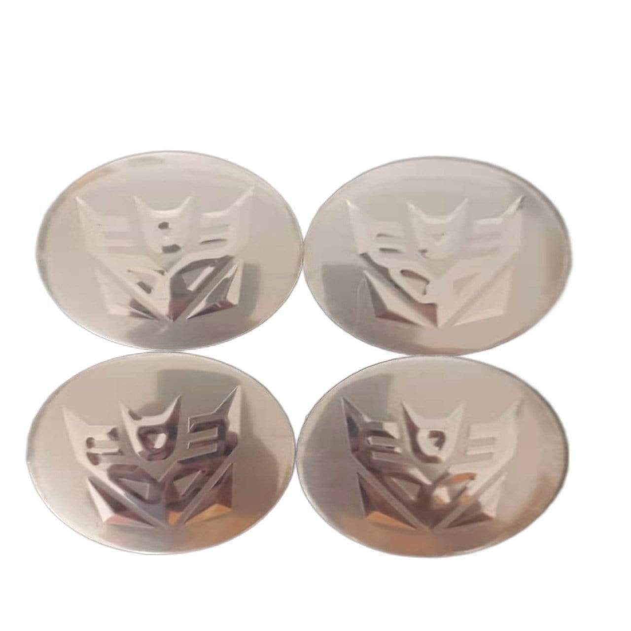 4pcs 56mm Transformers Autobots Decepticons Car Wheel Center Stickers Wheel Center Hub Caps Badge Emblem Decal