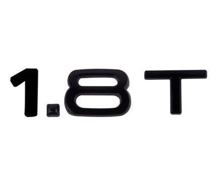 1pcs ABS Glossy Black Rear Tailage Trunk Sticker For Audi A6 C6 C5 A3 A5 Q2 Q3