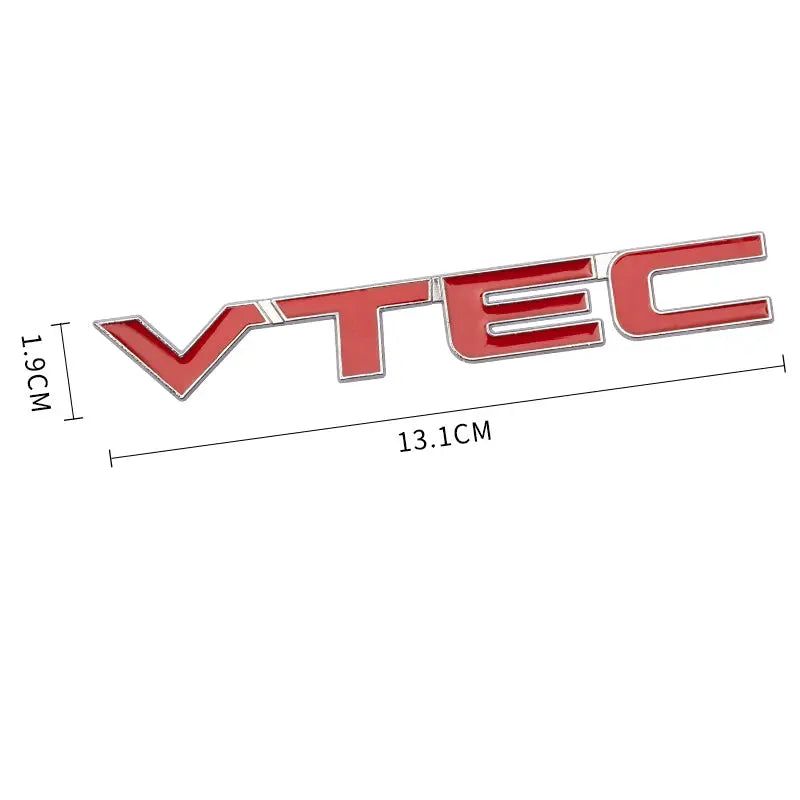 3D Metal VTEC i-VTEC CIVIC Sticker Emblem Badge Decals for Honda City Civic Accord