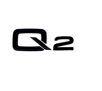 1pcs ABS Glossy Black Rear Tailage Trunk Sticker For Audi A6 C6 C5 A3 A5 Q2 Q3