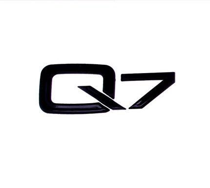 1pcs ABS Glossy Black Rear Tailage Trunk Sticker For Audi A6 C6 C5 A3 A5 Q2 Q3