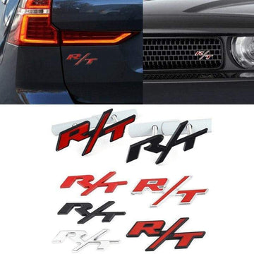 Alloy Car Front Grille Emblem Body Sticker For Dodge R/T RAM Journey Jcuv Charger Challenger Caliber Nitro Auto Styling