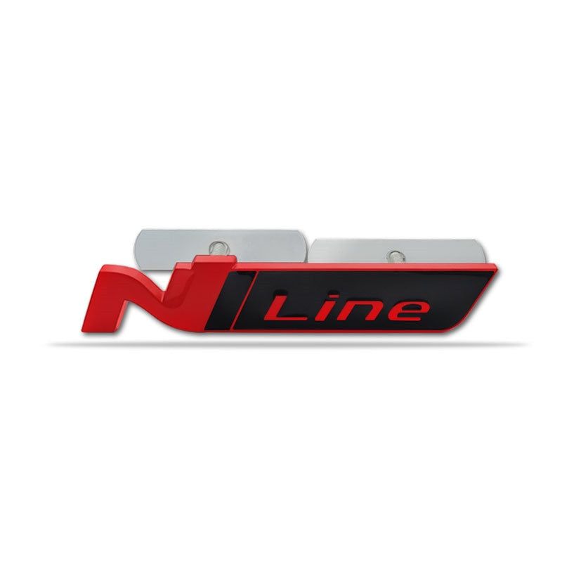 1x 3D Metal N NLINE N Line  Badge Emblem Grille for Hyundai Front Hood