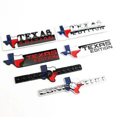 3D MASON Lone Star TEXAS EDITION Sticker Emblem Badge for Cars Motorcycle Decorative
