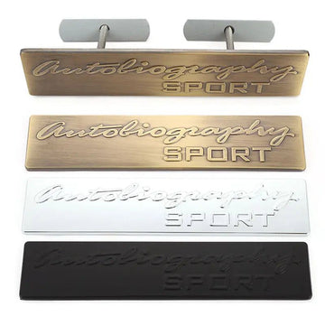 Autobiography Sport  Stickers Emblem Hood Grille Badge Badge Decal for Ranger Rover