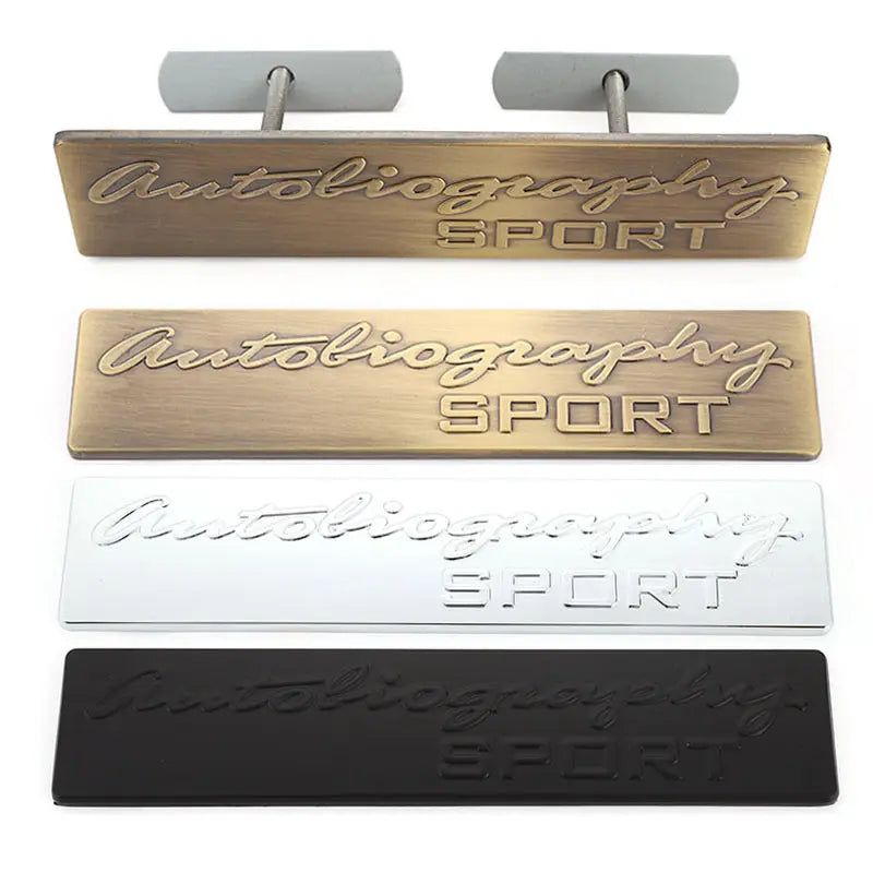 Autobiography Sport  Stickers Emblem Hood Grille Badge Badge Decal for Ranger Rover
