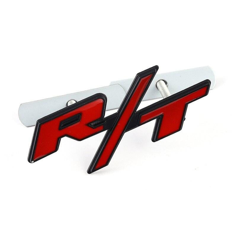 Alloy Car Front Grille Emblem Body Sticker For Dodge R/T RAM Journey Jcuv Charger Challenger Caliber Nitro Auto Styling