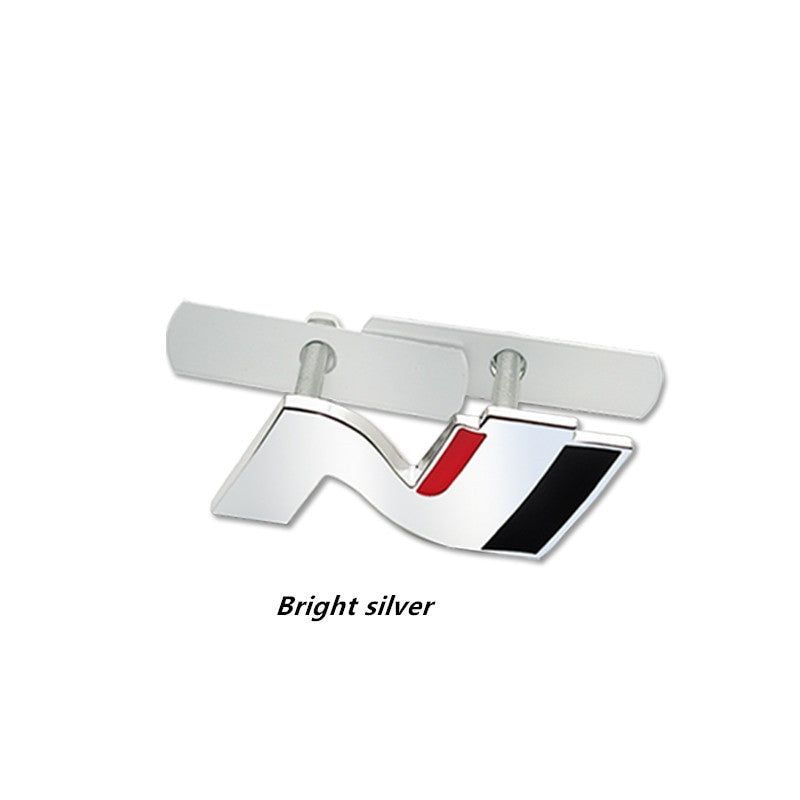 1x 3D Metal N NLINE N Line  Badge Emblem Grille for Hyundai Front Hood