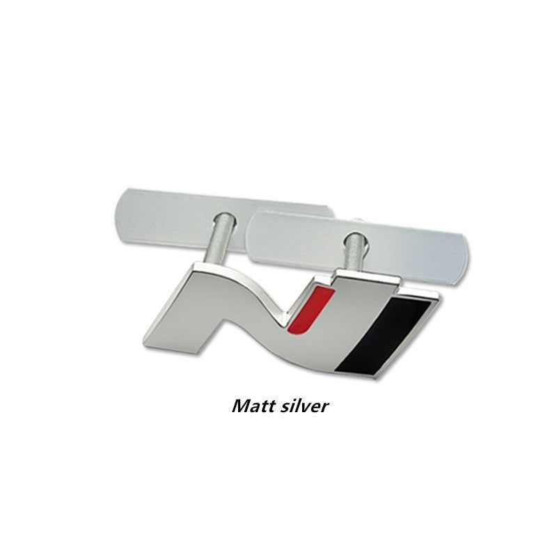 1x 3D Metal N NLINE N Line  Badge Emblem Grille for Hyundai Front Hood