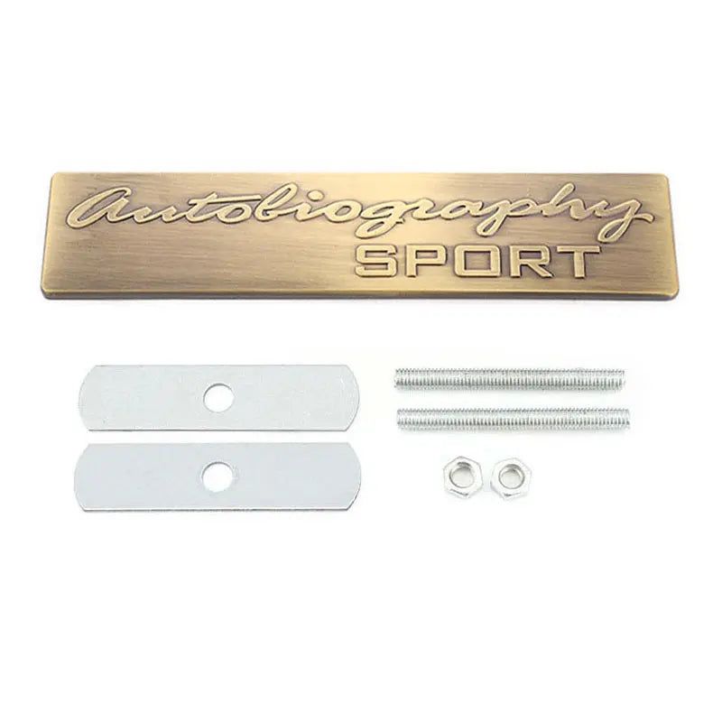 Autobiography Sport  Stickers Emblem Hood Grille Badge Badge Decal for Ranger Rover