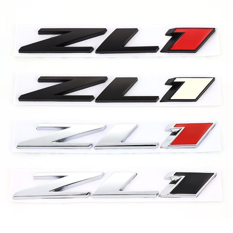 ZL1 Metal Sticker Emblem Badge Trunk Decals for Chevrolet Camaro ZL1