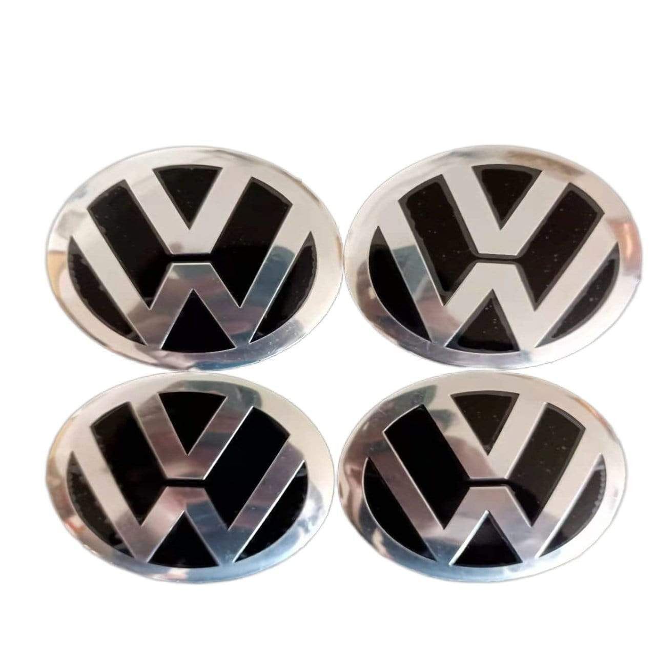 56mm 4PCS Volkswagen VW GTI Rabbit ABT Rline Passat Tiguan Bora Golf Car Wheel Center Hub Cap Sticker Emblem Badge Decal