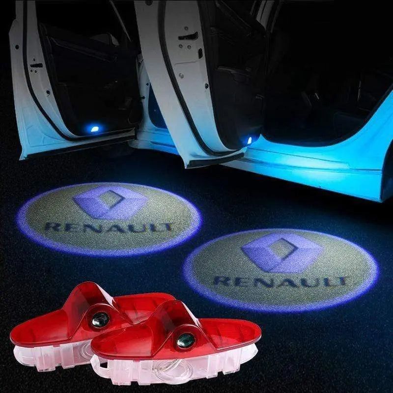 2X LED Car Door Welcome Light HD Logo Courtesy Projector Ghost Laser Renault
