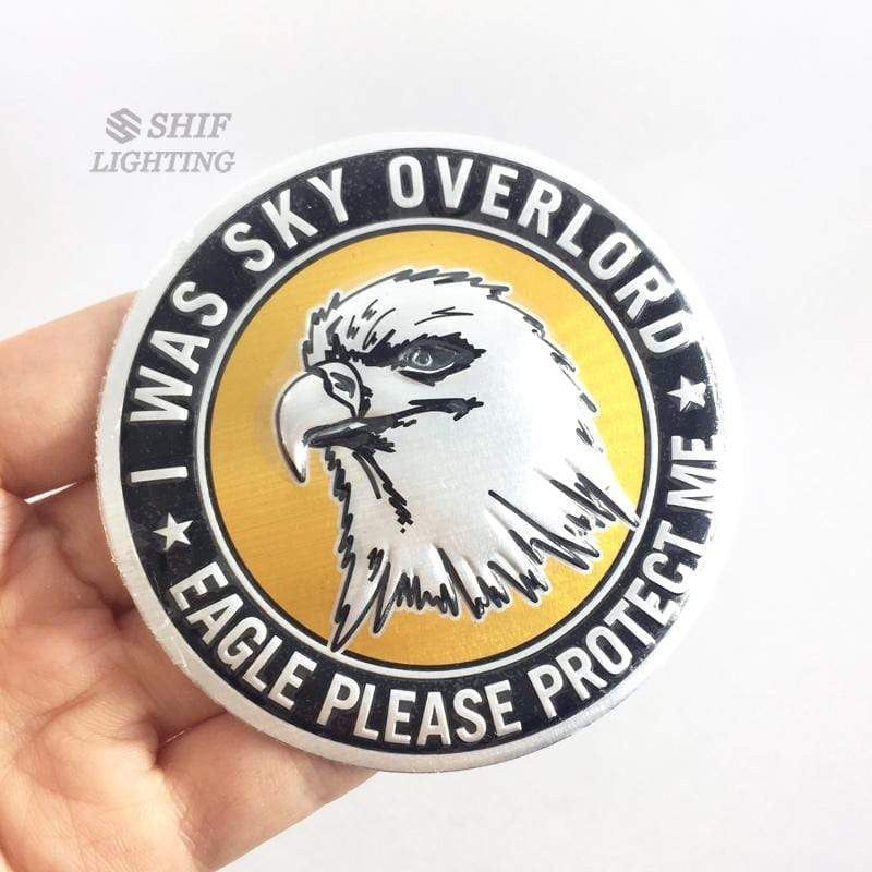 4pcs 56mm Aluminum Eagle Tiger Lion Logo Car Wheel Center Hub Cap Badge Emblem Decal Stickers