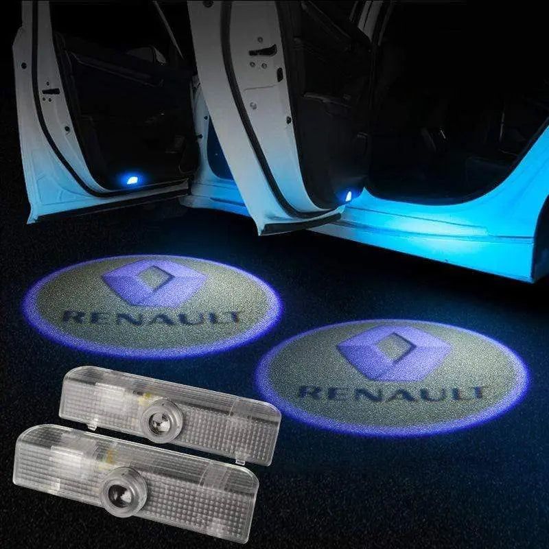 2X LED Car Door Welcome Light HD Logo Courtesy Projector Ghost Laser Renault