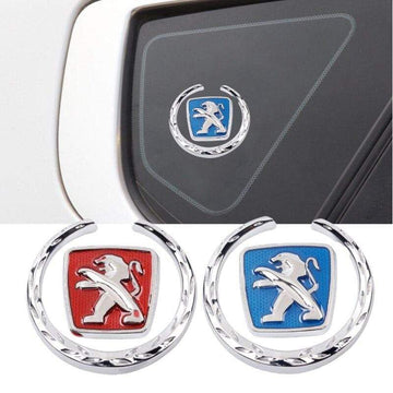 2 pcs Car Window Sticker for Peugeot Logo 406 5008 301 407 207 208 206 103 308 2008 307 4008 3008 Accessories Auto Emblem Body Decal