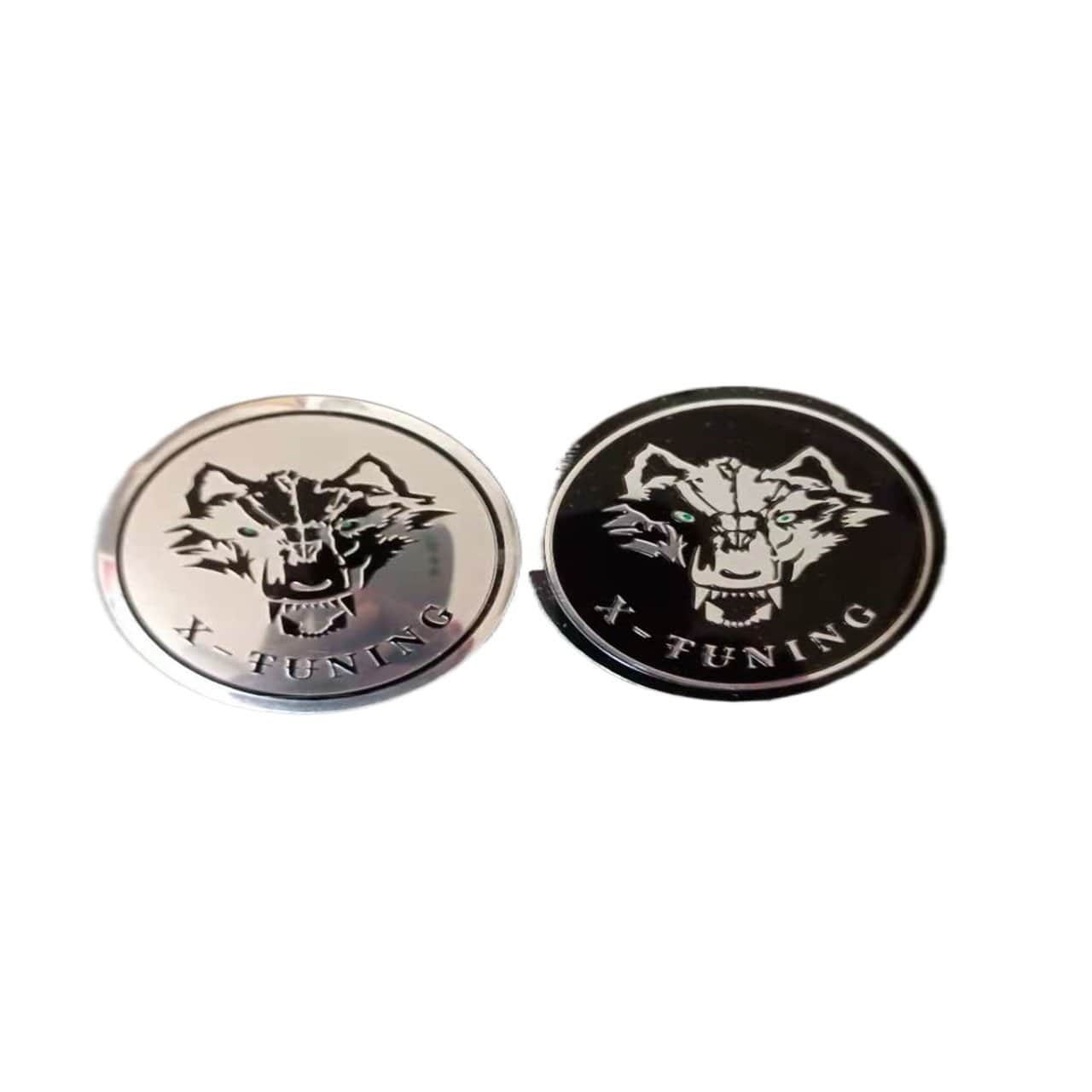 4pcs 56mm X tunning Car Wheel Center Hub Cap Badge Emblem Decal Stickers