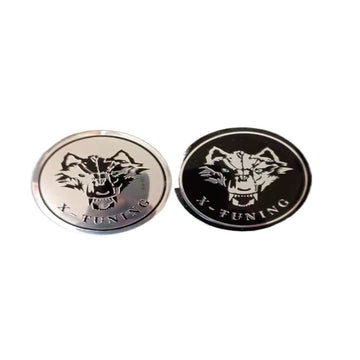 4pcs 56mm X tunning Car Wheel Center Hub Cap Badge Emblem Decal Stickers